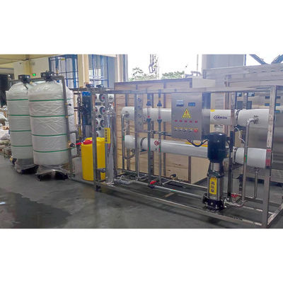 पीएलसी नियंत्रित 4T/h रिवर्स ऑस्मोसिस प्रणाली औद्योगिक पेयजल उपचार के लिए